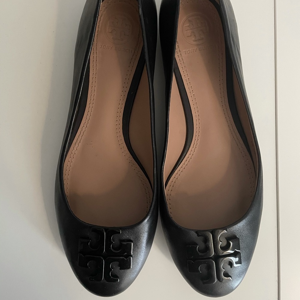 Tory Burch Ballet Flats (Size 7, Black)